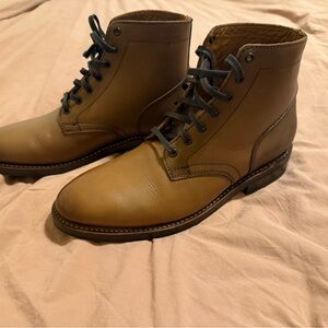 Thursday Boot Company Tan Leather Lace-Up Boots